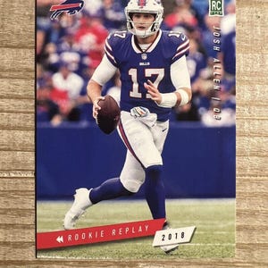 Josh Allen 2018 Generation nächste Rookie Replay Rookie Karte Buffalo Bills