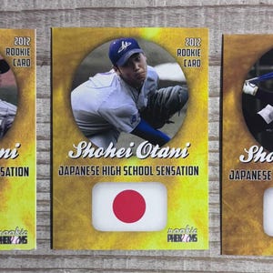 Shohei Ohtani 2012 Japanese High School Sensation Rookie Phenoms
