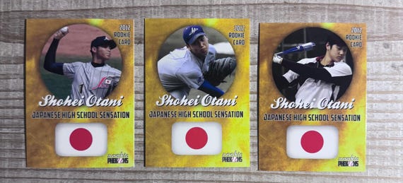 Shohei Ohtani 2012 Japanese High School Sensation Rookie Phenoms