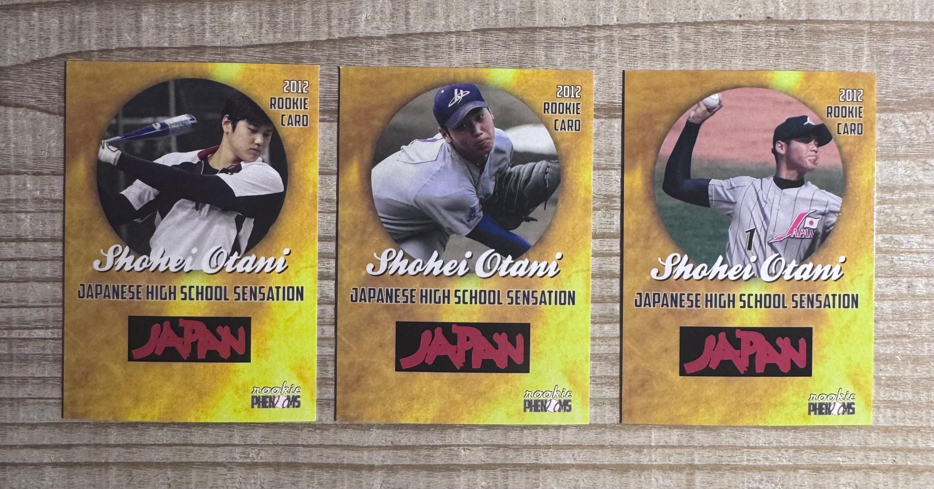 SHOHEI OHTANI 4枚セットカード Shohei Ohtani 2012 Japanese High School Sensation Rookie Phenoms