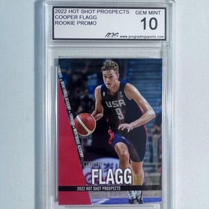 Cooper Flaggeg 2022 Hot Shot ProSpects Promo Rookie - Graded PRO Gem Mint 10