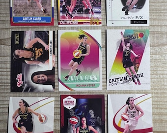 Caitlin Clark - 9 Card lot Mixed Rookies
