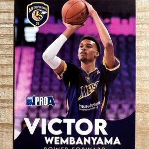 Carte de recrue Victor Wembanyama 2022 LNB PROA