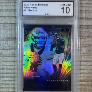 Jalen Hurts 2020 Rookie Panini Illusions #11 Philadelphia Eagles - Gem Mint 10