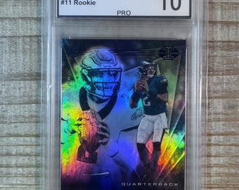 Jalen Hurts 2020 Rookie Panini Illusions #11 Philadelphia Eagles - Gem Mint 10