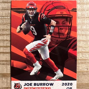 Carte Rookie Joe Burrow 2020 en édition limitée - Bengals de Cincinnati