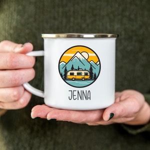 Benutzerdefinierte Camping Becher personalisierte Lager Becher Berglager Becher benutzerdefinierte Lagerfeuer Becher Geschenk für ihn Geschenk für sie Mädchen Lager Valentinstag Becher
