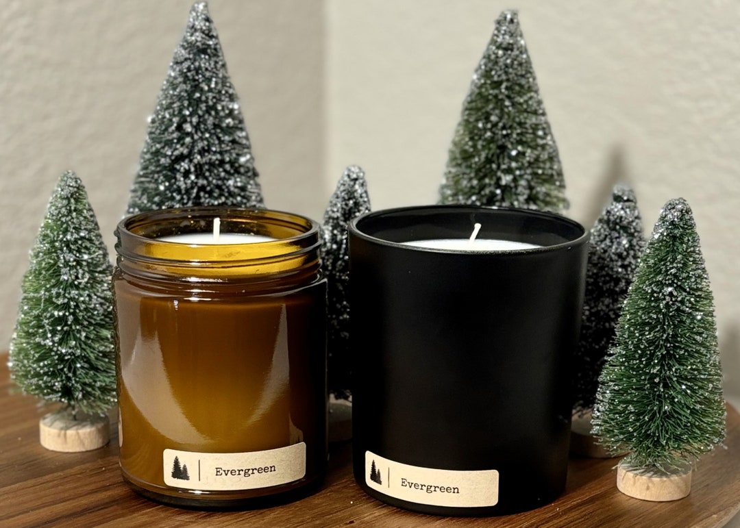 Evergreen Soy Candle Etsy