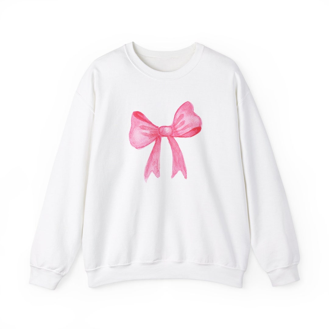 Pink Bow Unisex Heavy Blend™ Crewneck Sweatshirt - Etsy