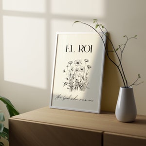 Printable El Roi The God Who Sees Me, Individual Poster, Christian Wall Art, Home Decor, Digital Download