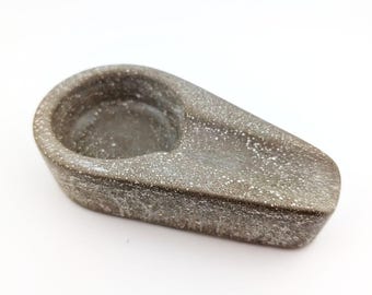 Pinnacle Concrete Ashtray 5x2.62  inch oval, various colors and personalization