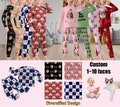 Custom Face Pajamas for Kids, Personalized Face Pajama Top Pants, PJ Set for Boys Girls, Photo Pajama Pants, Gift for Son Daughter Child