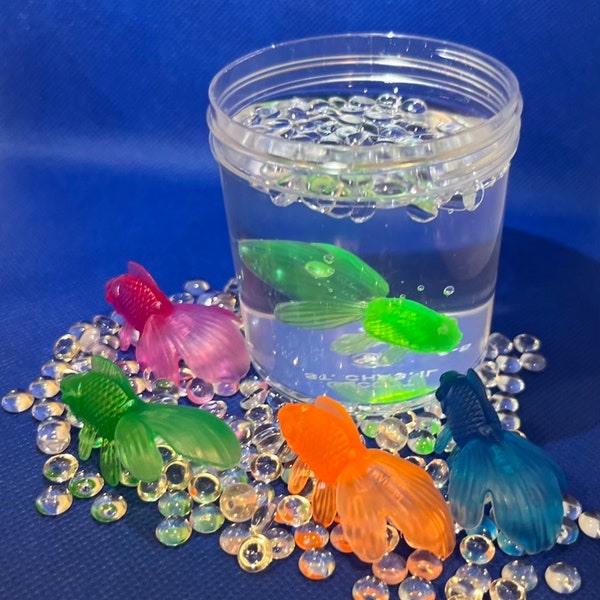 Fishbowl Delight Slime /Sparkles / Clear slime / Cheap slime  / Charm Slime/ Foam slime/ Party Favors/Toys/Safe