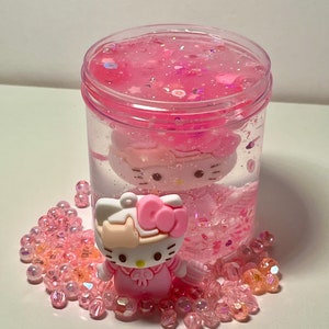 Hello Kitty / Sparkles / Clear slime / Cheap slime /Charm slime / Party Favors