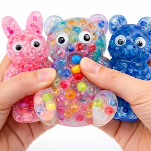 Sensory Fidget Toy Set | Mini Bear & Bunny Anxiety Relief (3 Pack)