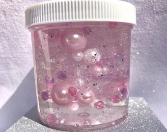 Princess Pearl Slime / Sparkles / Clear slime / Cheap Slime / Stress and Anxiety Reliever / Foam slime/ Toys/