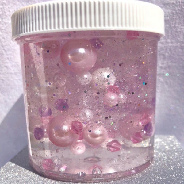 Slime princesse perle / Paillettes / Slime transparent / Slime pas cher / Anti-stress et l'anxiété / Slime mousse / Jouets/