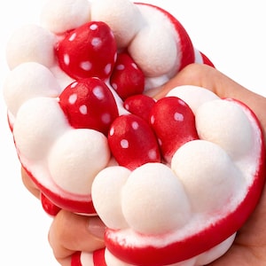 Aardbeivlinder kieskeurig pad | Squishy cake zintuiglijk speelgoed, kalmerende verlichting voor ADHD