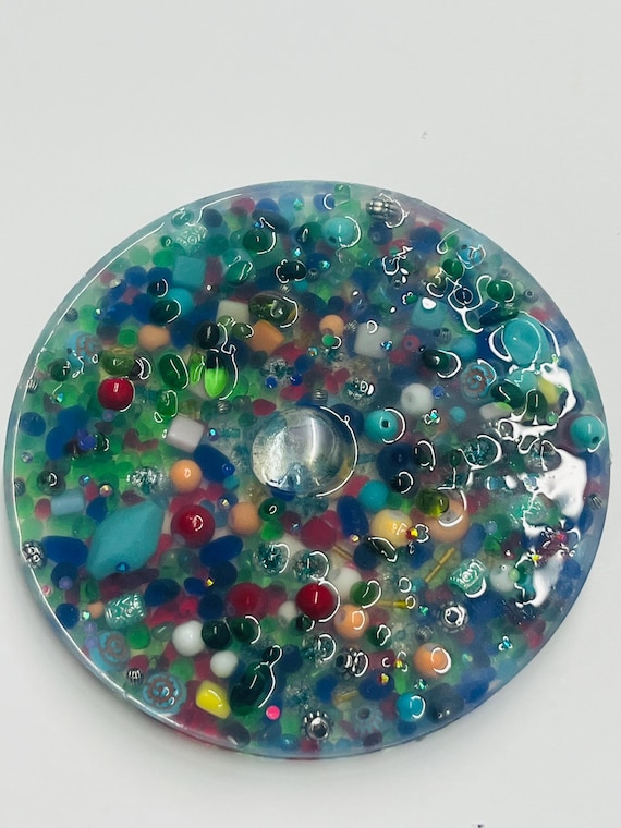 ShimmerStone Fidget Pad: 5" Sensory Anxiety Relief Toy