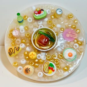 Mini  Food Anxiety 5” picky pad,Sensory Fidget, Pad for Skin Picking, Stress & Anxiety Relief,Dermatillomania, pick pad full of beads