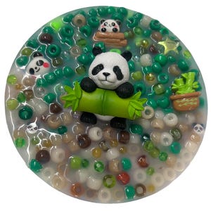 Panda Sensory Fidget Pad: Kawaii Stress Relief Toy