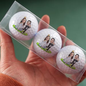 Balle de golf pour mariage unique, cadeaux de mariage, photos des mariés, balles de golf, balles de golf pour couple, balle de golf d&#39;anniversaire de mariage, cadeau de mariage