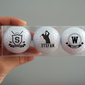 Personalized Logo Golf Gifts, Custom Your Own Golf Balls, Gift for Golfer, Single or Double Sided Balls, Unique Design for Your Golf Ball
