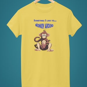 Funny Monkey - T-Shirts - Hoodies - Short Sleeve - Long Sleeve - Youth - Adult - Free Shipping