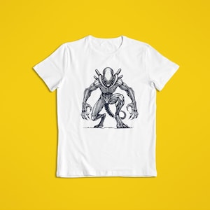Sci-Fi T-Shirts and Hoodies - Alien Tees - Space Graphics - Line Art Designs - Alien Streetwear - Bold Alien Tees and Hoodies