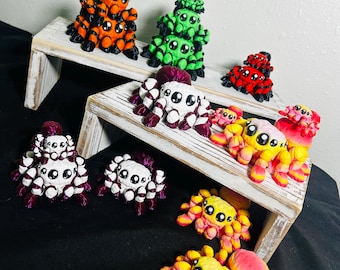3D-geprinte Flexi Jumping Spider: beweegbaar fidgetspeeltje