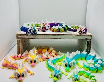 3D Printed Articulating Dragon: Fantasy Desk Decor