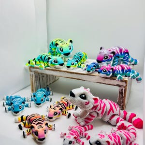 Flexi Tiger - The Jungle's Most Adorable Ambush (3D Printed Articulating Tiger)