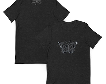 Butterfly Trinity Jay (ONLY black version) Unisex t-shirt