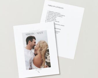 Wedding Binder Template