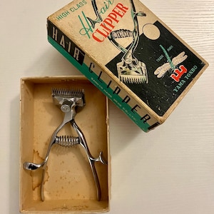 昭和レトロ　レア　High Class Hair Clipper ヴィンテージ Antique Hair Clipper - Etsy