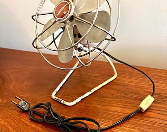 1950s Vintage Art Deco Westinghouse Fan, Y-4627, 2 Speed