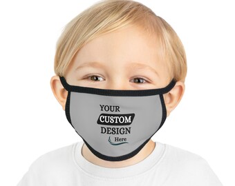 Personalized Kids Face Cover - Kid Friendly Protection Mask -Handcrafted Bespoke Shield-Tailored for Unique Style and Comfort