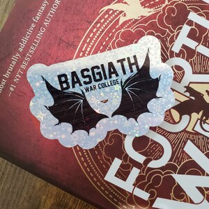 Basgiath College Fourth Wing Sticker