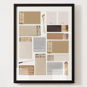 Matchbook Poster Template | Digital Download | Custom Gift