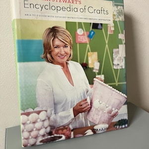 Martha Stewart's Encyclopedia of Crafts Hardcover Book - Etsy