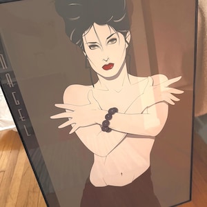Vintage Framed Patrick Nagel - Etsy