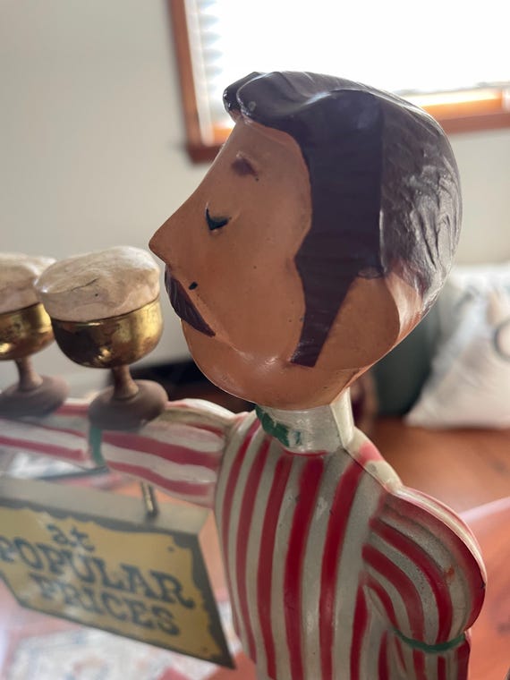Pabst Blue Ribbon Beer/bartender Advertising Figure - Etsy