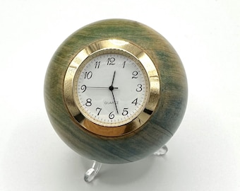 Stained Macrocarpa Wooden Ball Clock