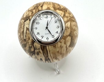 Coloured Beech Wooden Ball Clock