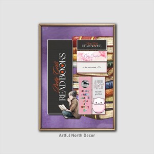 Pretty Girls Reading Art Print: Bookish Wall Decor (Digital Download)