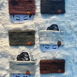 Tweed Circular Headband Ear Warmer For Winter