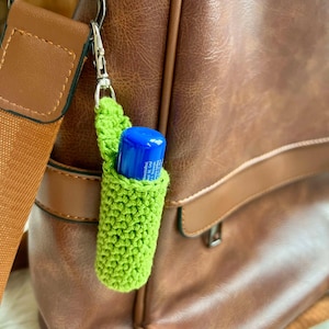 PATTERN Crochet Chapstick Holder Pattern | Keychain Lip Balm Cozy PDF Tutorial