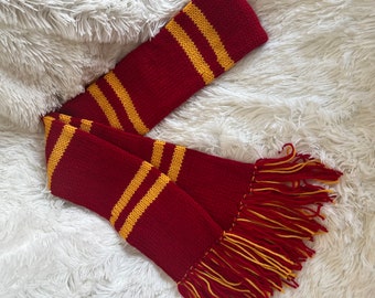 Wizard Inspired Knitted Scarf