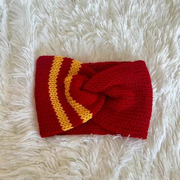 Wizard Inspired Knitted Ear Warmer Headband