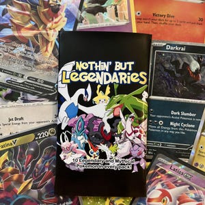 Paquete de cartas de la suerte de Pokémon Nothing But Legendaries: ¡el regalo perfecto!